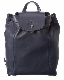 Longchamp Le Pliage Cuir Leather Backpack Women Backpacks