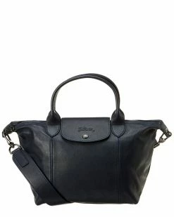 Longchamp Le Pliage Cuir Small Leather Short Handle Tote Women Totes