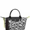 Longchamp Le Pliage LGP Small Top Handle Nylon & Leather Tote Women Totes