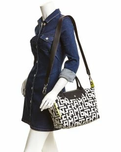Longchamp Le Pliage LGP Small Top Handle Nylon & Leather Tote Women Totes 5 Longchamp Le Pliage LGP Small Top Handle Nylon & Leather Tote Women Totes -Longchamp SHOP 1160071866 RLLZ 3