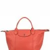 Longchamp Le Pliage Cuir Leather Bag Women Totes