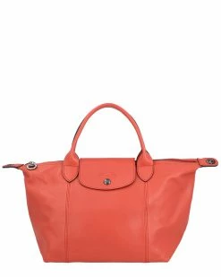 Longchamp Le Pliage Cuir Leather Bag Women Totes