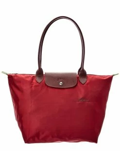Longchamp Le Pliage Green Nylon Bag Women Totes