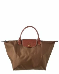 Longchamp Le Pliage Medium Nylon Short Handle Tote Women Totes