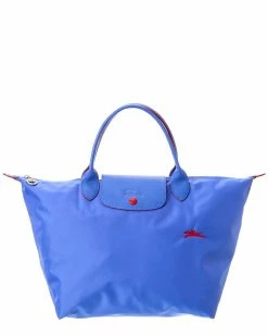 Longchamp Le Pliage Club Medium Nylon Short Handle Tote Women Totes