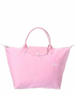 Longchamp Le Pliage Club Medium Nylon Short Handle Tote Women Totes