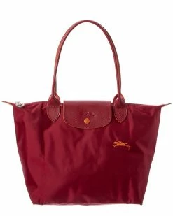 Longchamp Le Pliage Club Small Nylon Long Handle Tote Women Totes