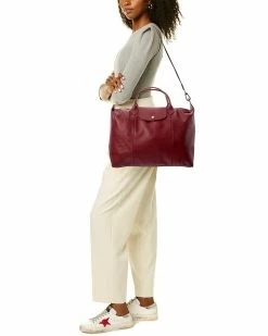 Longchamp Le Pliage Cuir Large Leather Short Handle Tote Women Totes -Longchamp SHOP 1160357462 RLLZ 4
