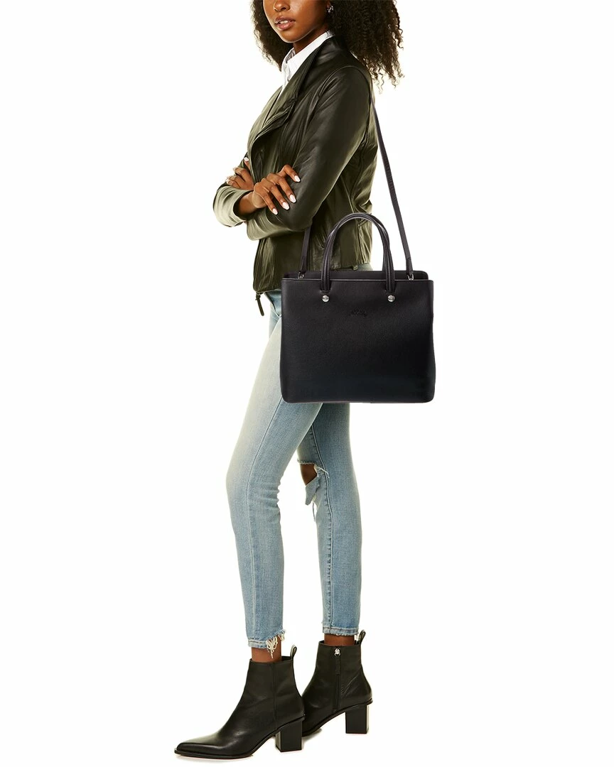 Longchamp Medium Leather Tote Women Totes 4 Longchamp Medium Leather Tote Women Totes - Image 4