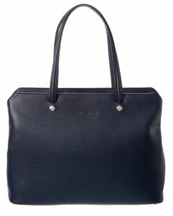 Longchamp Le Foulonne Leather Tote Women Totes