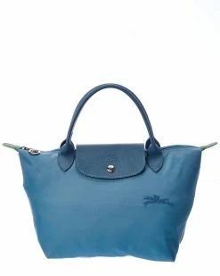 Longchamp Le Pliage Green Nylon Bag Women Totes