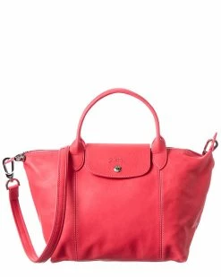 Longchamp Le Pliage Cuir Small Leather Short Handle Tote Women Totes