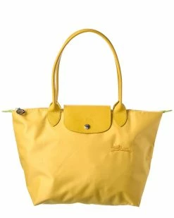 Longchamp Le Pliage Green Nylon Bag Women Totes