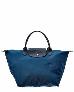 Longchamp Le Pliage Green Nylon Bag Women Totes