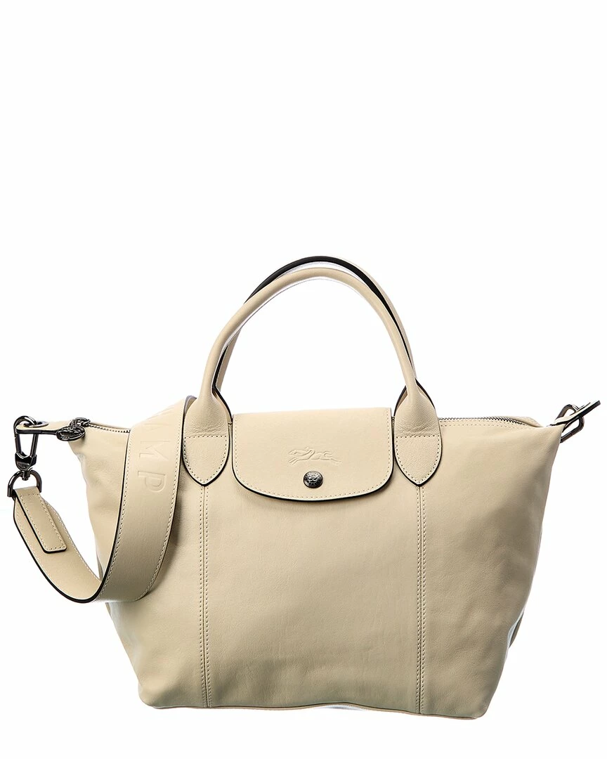 Longchamp Le Pliage Cuir Small Leather Logo Strap & Short Handle Tote Women Totes 1 Longchamp Le Pliage Cuir Small Leather Logo Strap & Short Handle Tote Women Totes