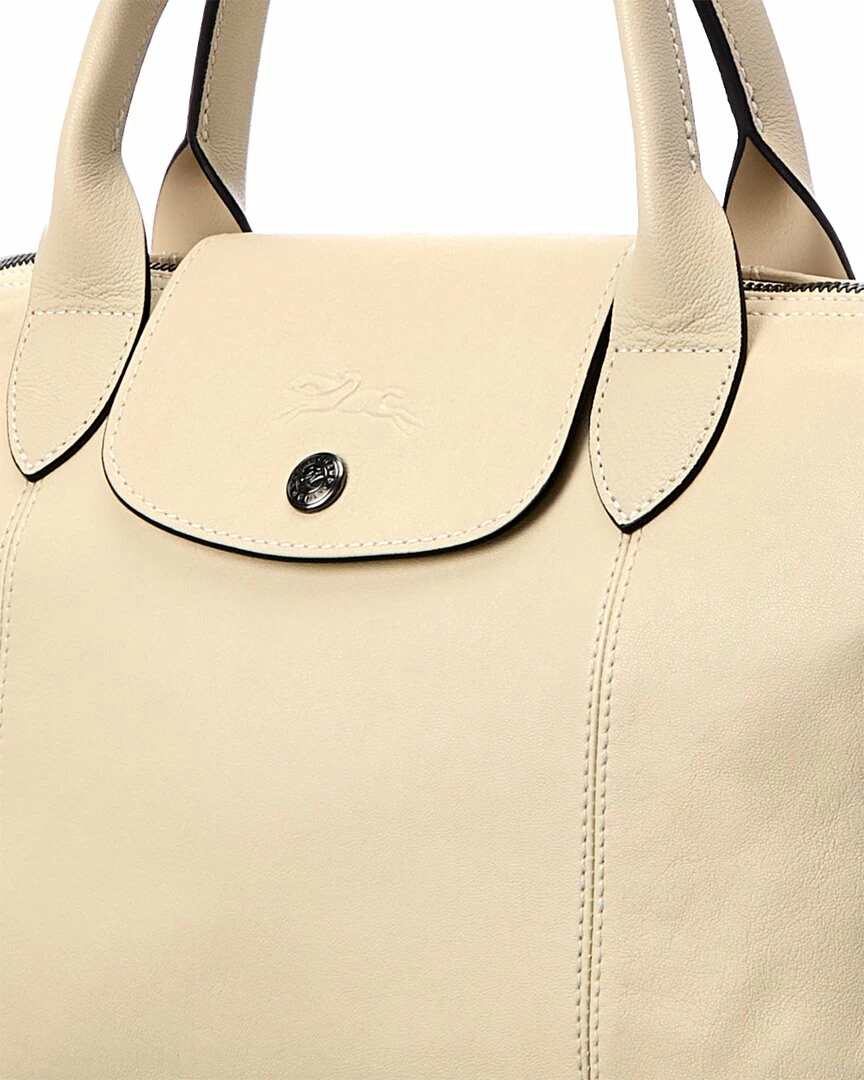 Longchamp Le Pliage Cuir Small Leather Logo Strap & Short Handle Tote Women Totes 3 Longchamp Le Pliage Cuir Small Leather Logo Strap & Short Handle Tote Women Totes - Image 3