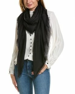Longchamp Fringe Wool & Silk-Blend Scarf Women Scarves & Wraps -Longchamp SHOP 1160436808 RLLZ 3
