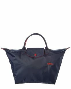 Longchamp Le Pliage Club Medium Nylon Short Handle Tote Women Totes