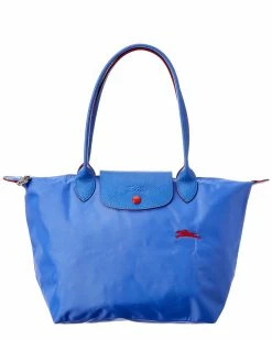 Longchamp Le Pliage Club Small Nylon Long Handle Tote Women Totes